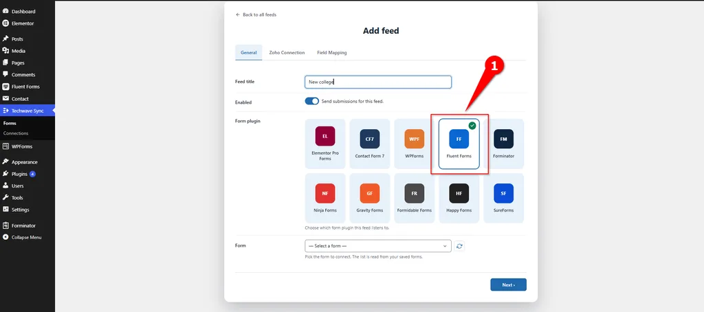 Fluent Forms Zoho Bigin Integration: Connect and Create Leads Automatically. 4 Form plugin- Fluent Forms Zoho Bigin Integration