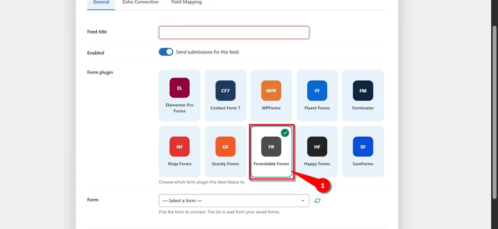 Formidable Forms Zoho Books Integration: Connect and Create Customer Automatically. 4 Form plugin- Formidable Forms Zoho Books Integration