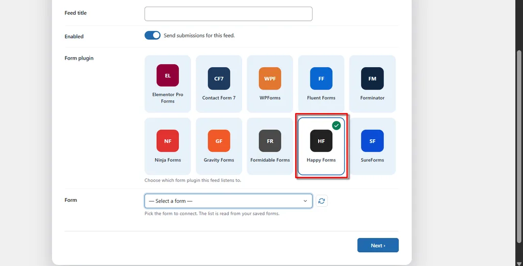Happy Forms Zoho CRM Integration: Connect and Create Leads Automatically. 4 Form plugin- Happy Forms Zoho CRM Integration