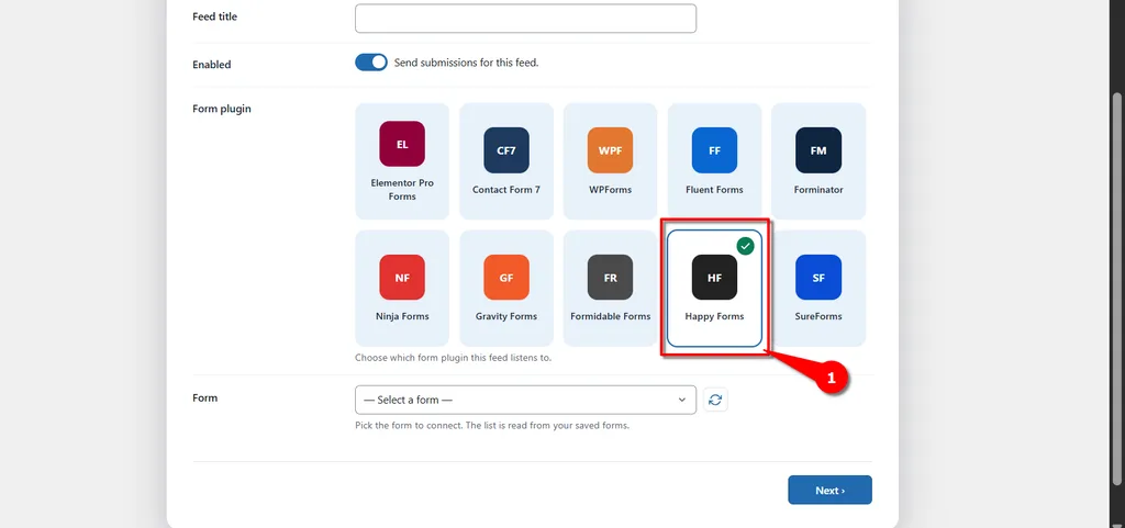 Happy Forms Zoho Bigin Integration: Connect and Create Leads Automatically. 4 Form plugin- Happy Forms Zoho Bigin Integration
