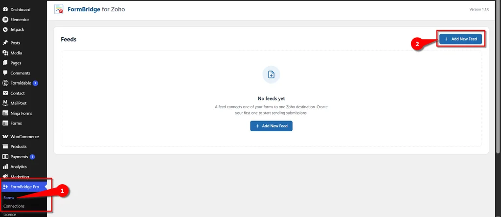 WooCommerce Integration with FormBridge for Zoho. 1 image 5